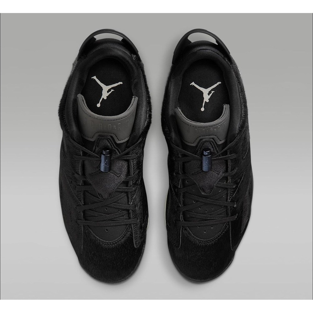 Air Jordan 6 Retro Low Shoes (Black/Black/Black) Size 10.5 Men's | 12 Women's